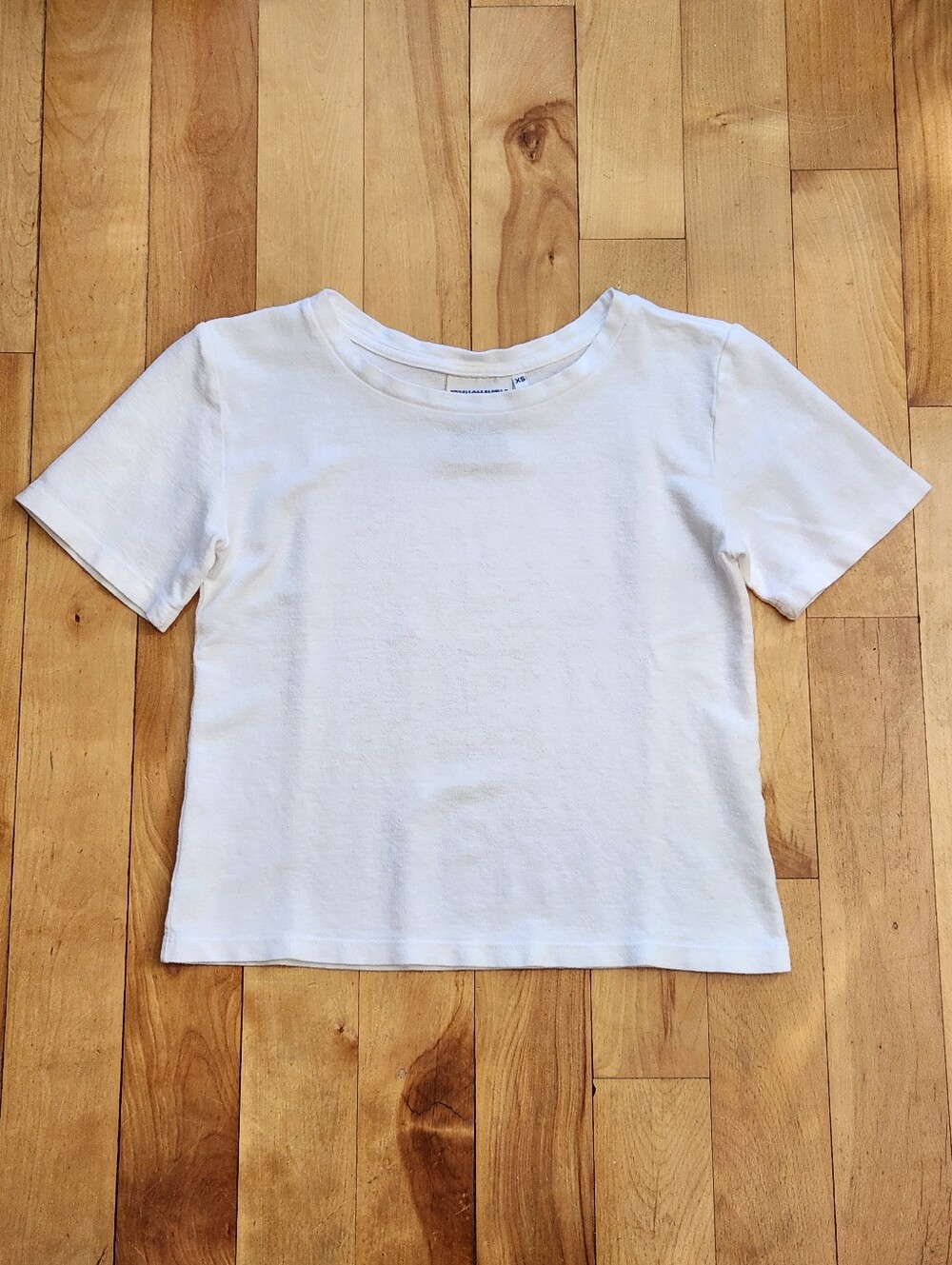 Jungmaven Loma Pique Tee in Washed White - XS